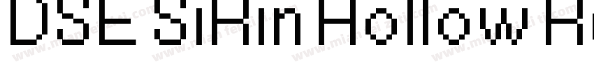 DSE SiRin Hollow Reg字体转换